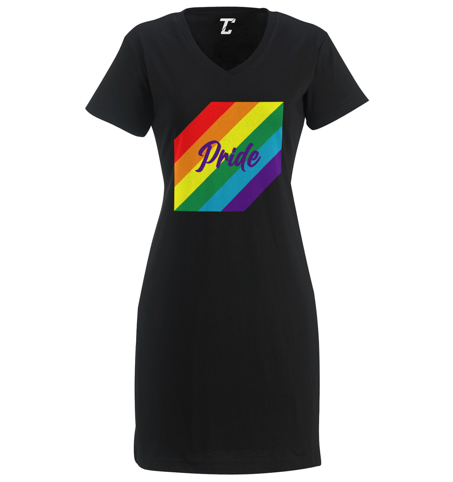 Pride Diagonal Rainbow – LGBTQ Gay Lesibian Pride Women’s Dress
