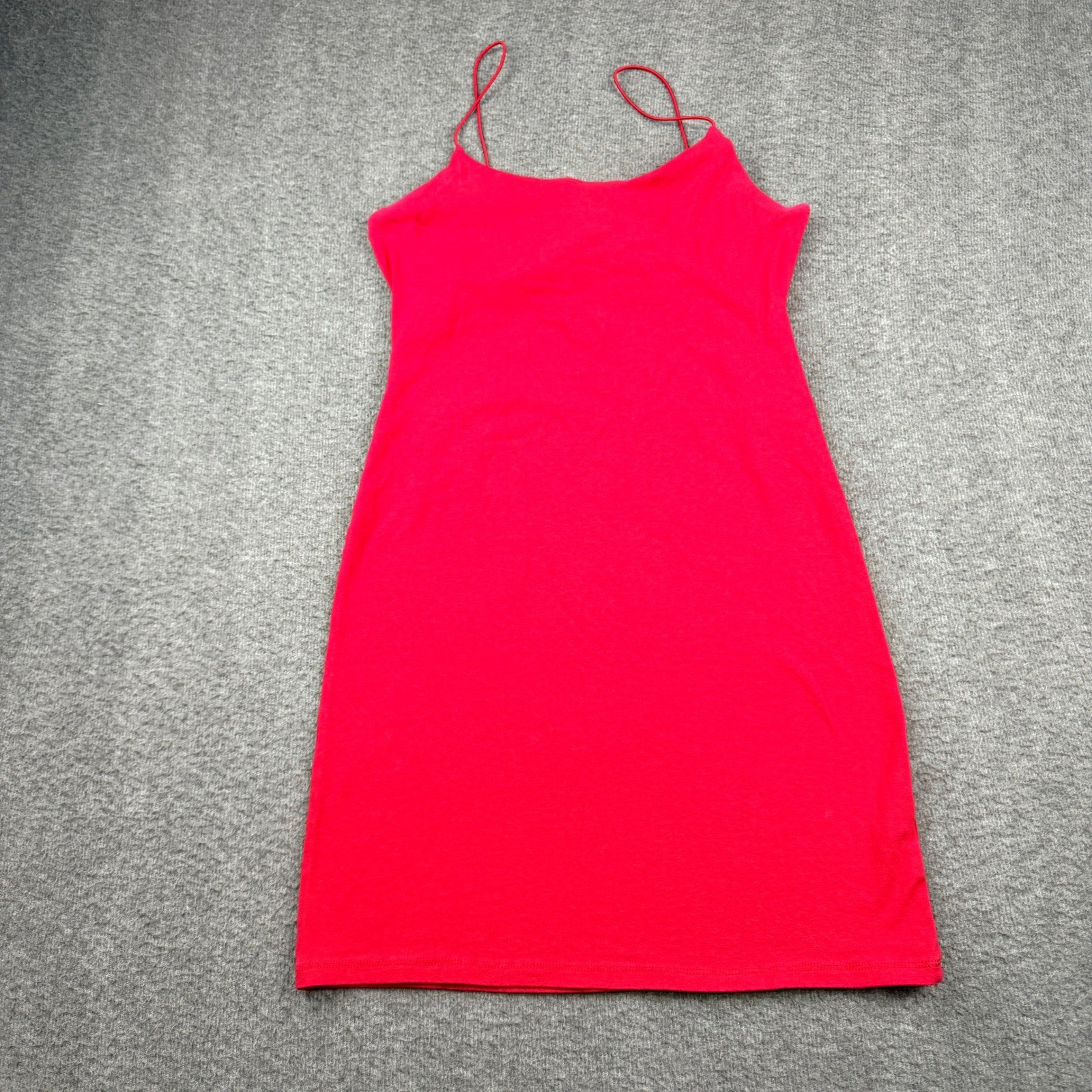 Ambiance Red Spaghetti Strap Women’s L Large Mini Bodycon Dress 73356