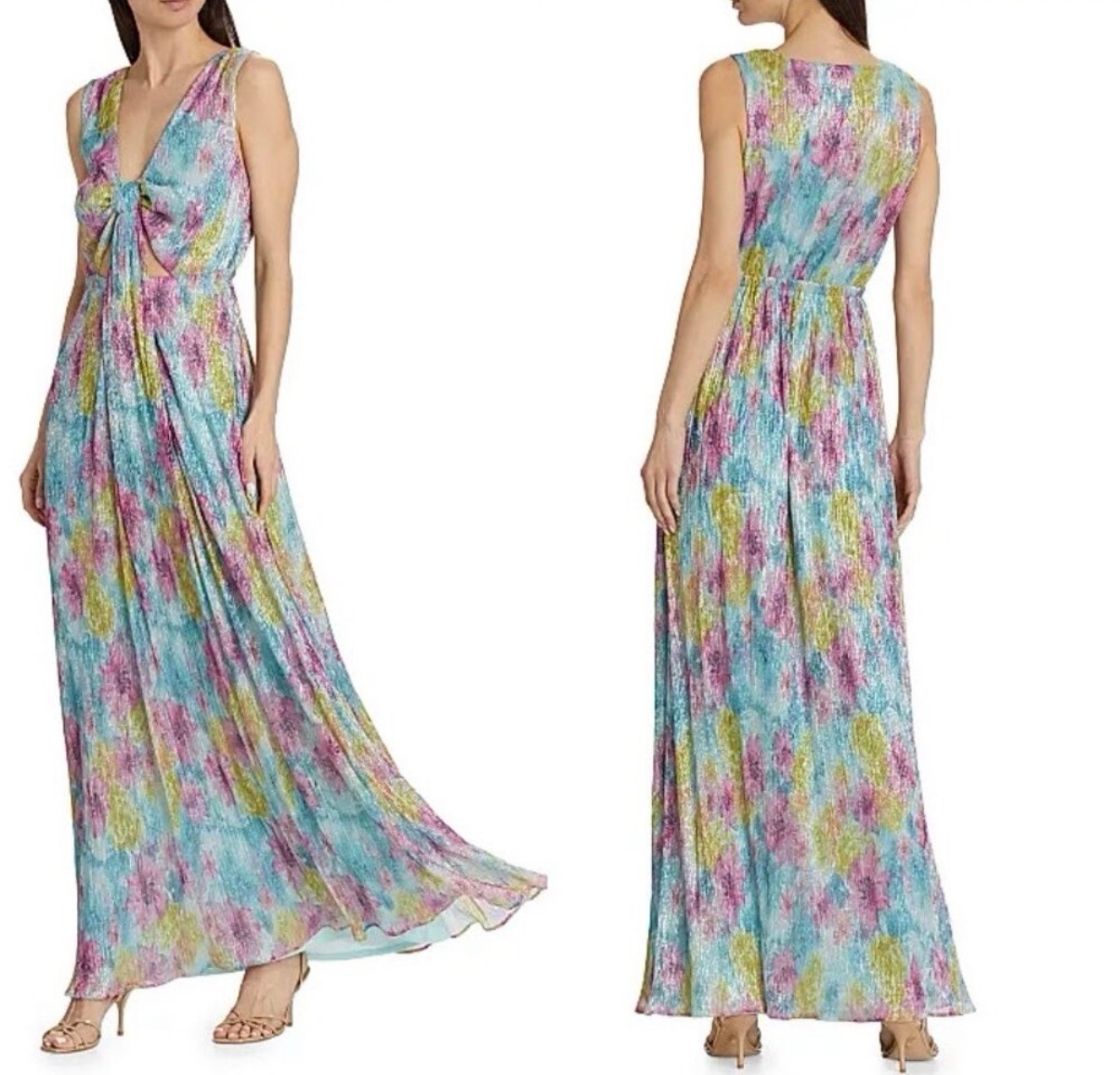 Ramy Brook Mila Watercolor Maxi Dress – Size 4
