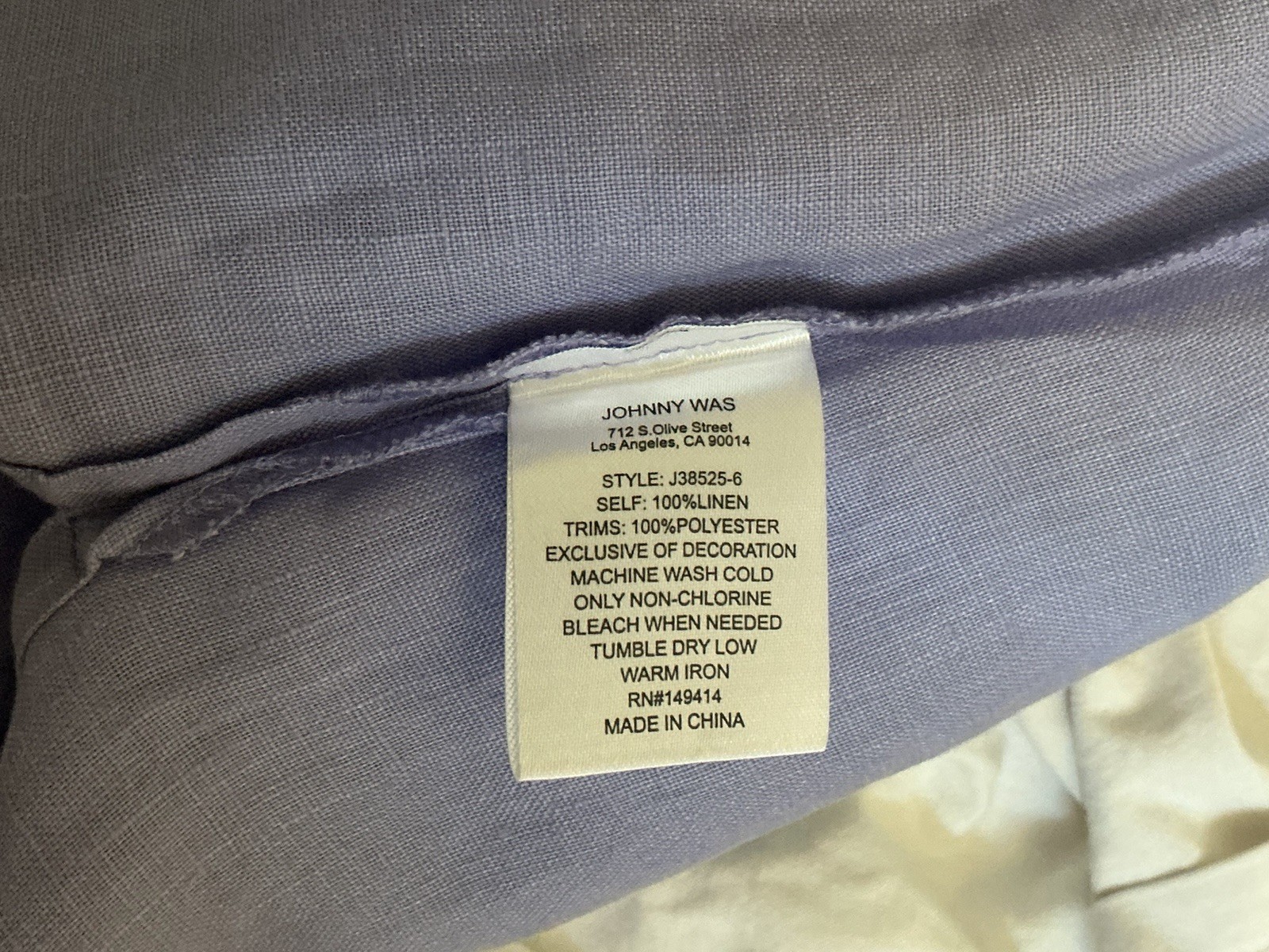 Johnny Was Dress w Pockets Size M