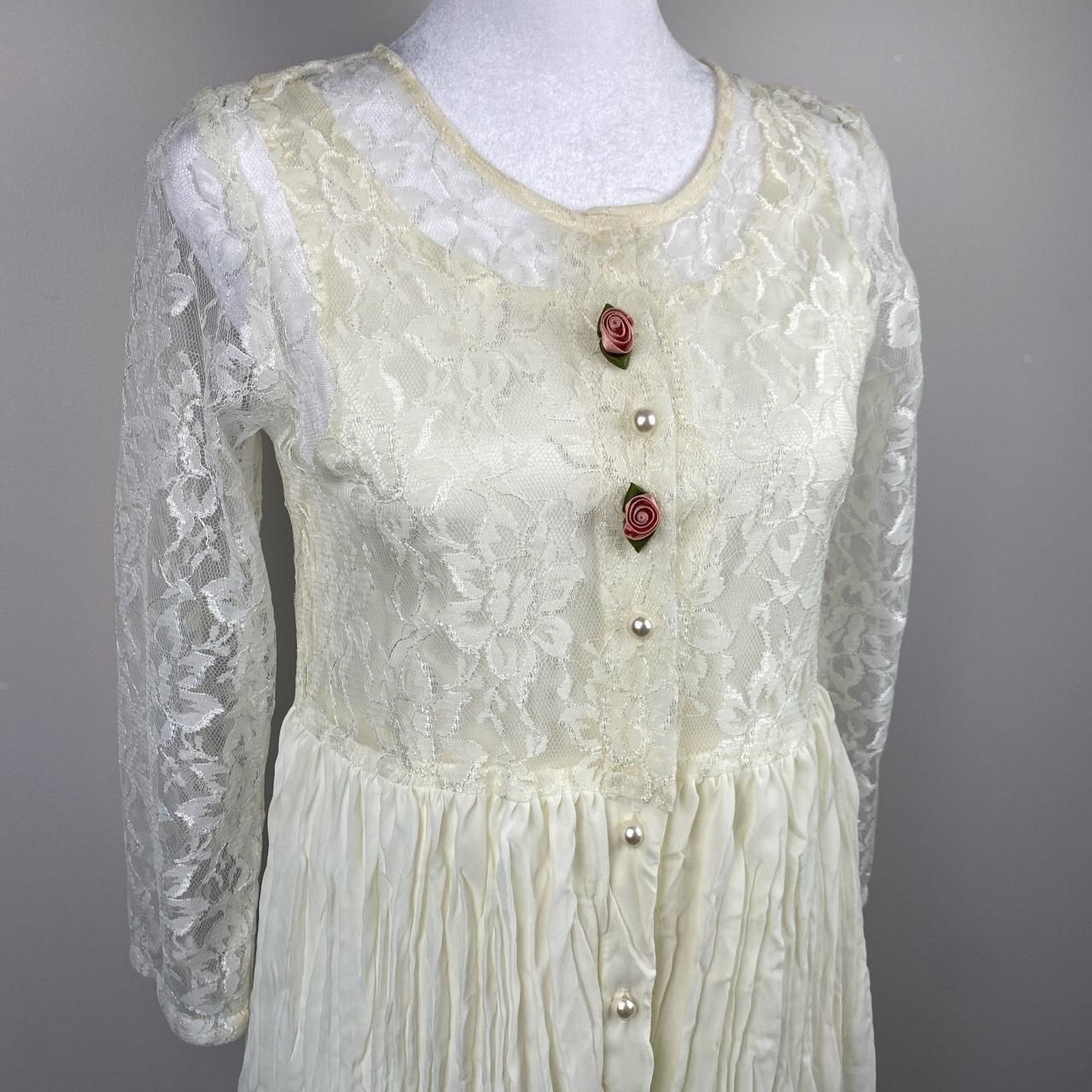 Unbranded Women’s Cream and Yellow Dress