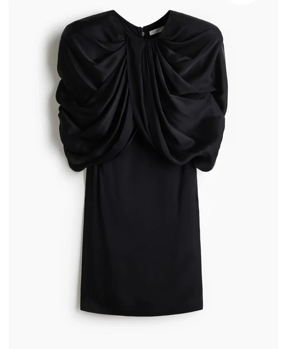 STELLA MCCARTNEY H&M Draped Satin Mini Dress Size 4
