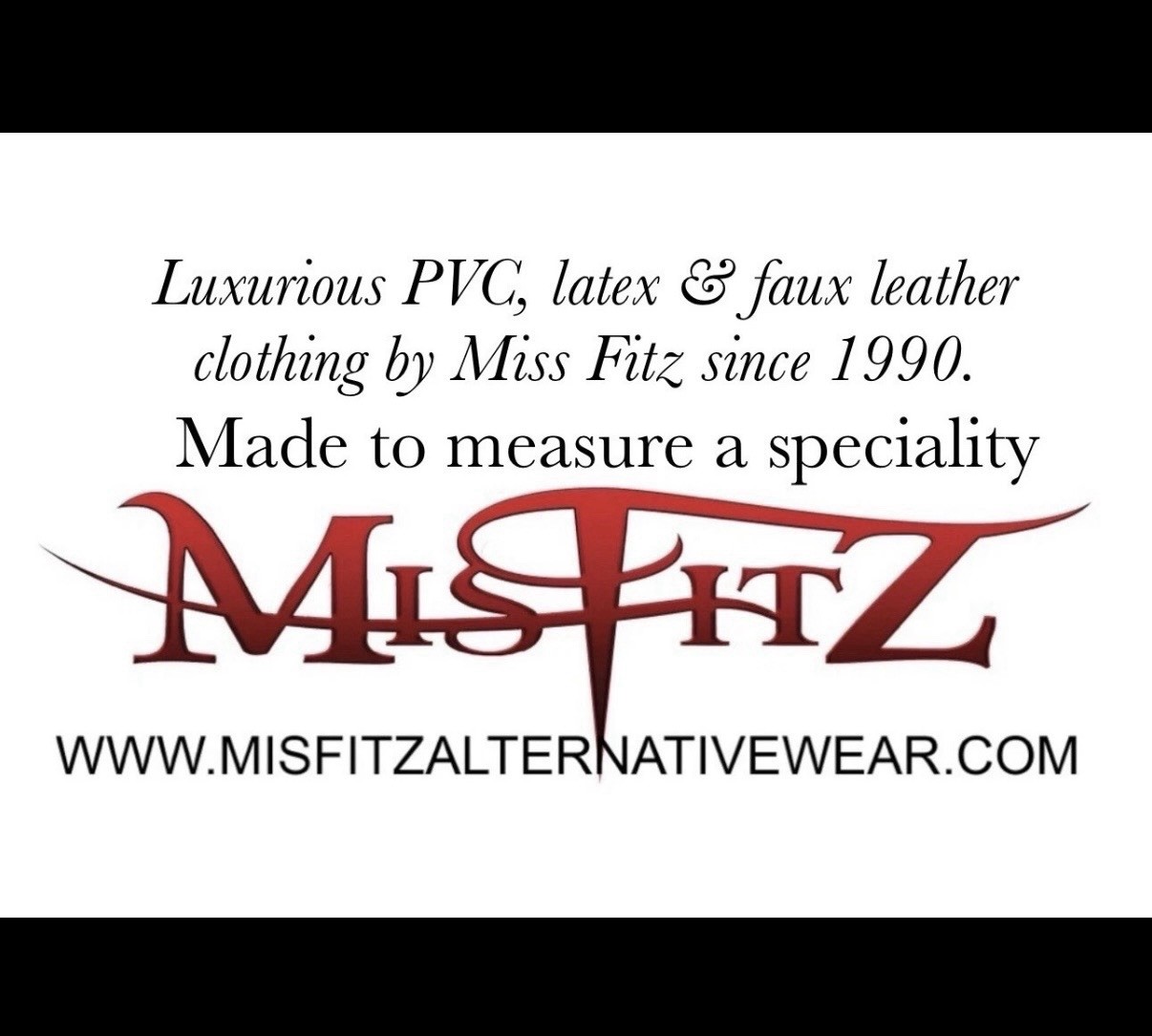 Misfitz black PVC & hot pink satin lace up Sissy Maids dress. SIZE 20. TV CD