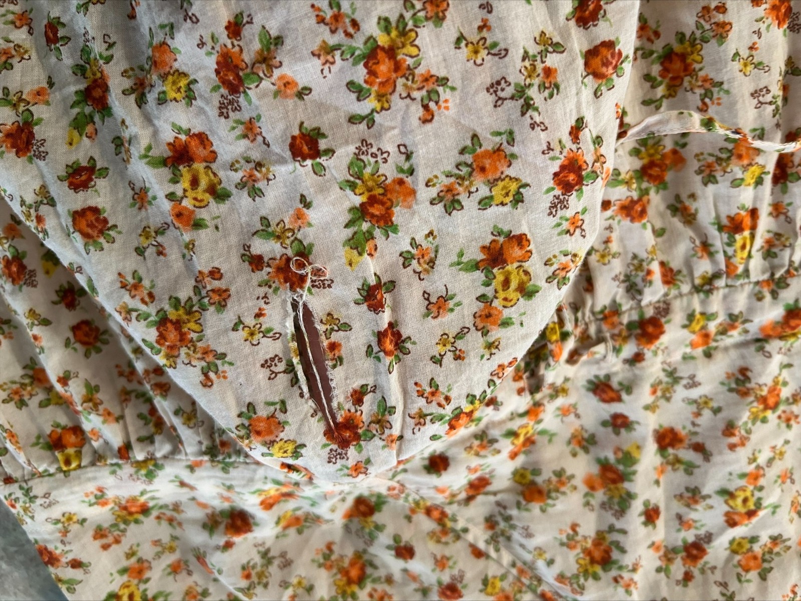 Christy Dawn FALL CALICO Floral Gauze Cotton Maxi Dress – Size M As Is