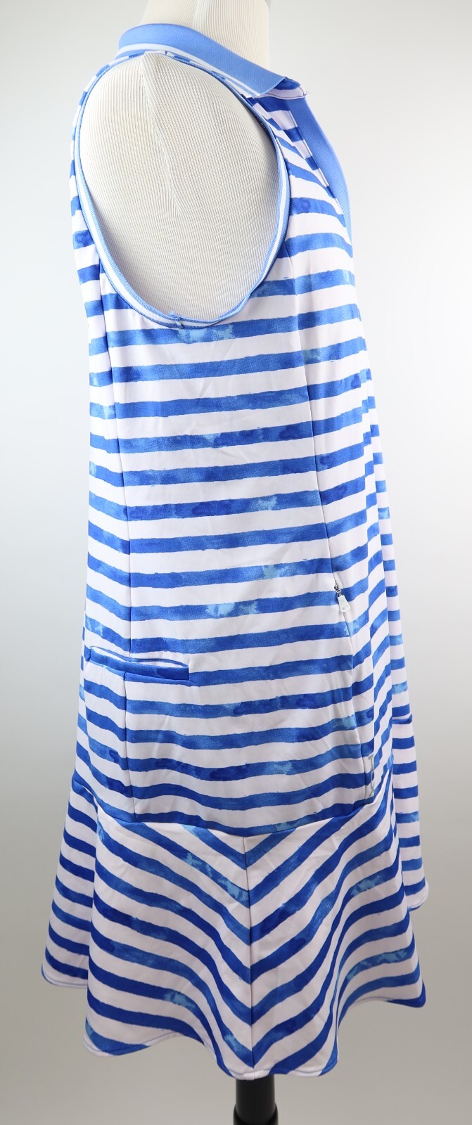 NEW! Ralph Lauren RLX GOLF Performance Interlock Striped Polo Dress Sz XL