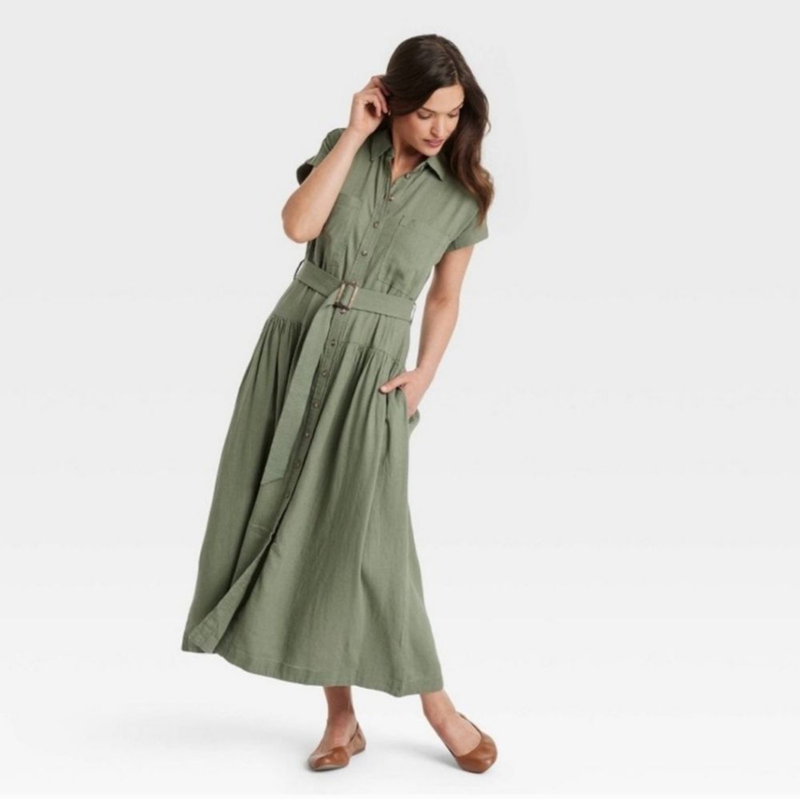 Universal Thread Belted Dress Size M