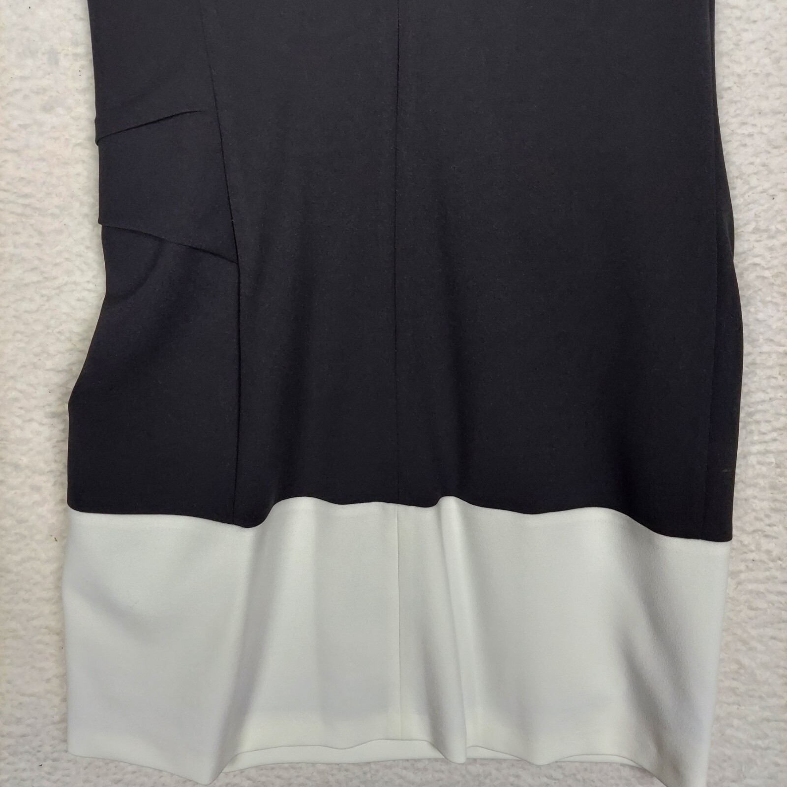 Cynthia Steffe Aline Dress Womens 6 Short Black White Colorblock Career Office
