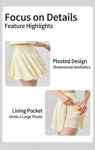 WOMEN Tennis Skirt High Waisted Pleated Golf SKORT Activce SPORTS MINI S-XL