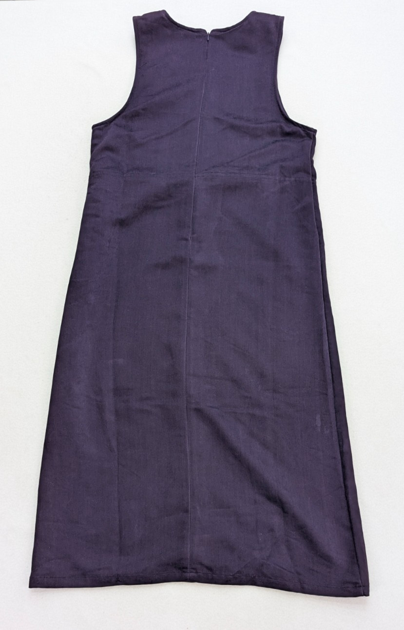 Premier International Women’s Jumper Dress Size L Purple Long Modest FLAWS