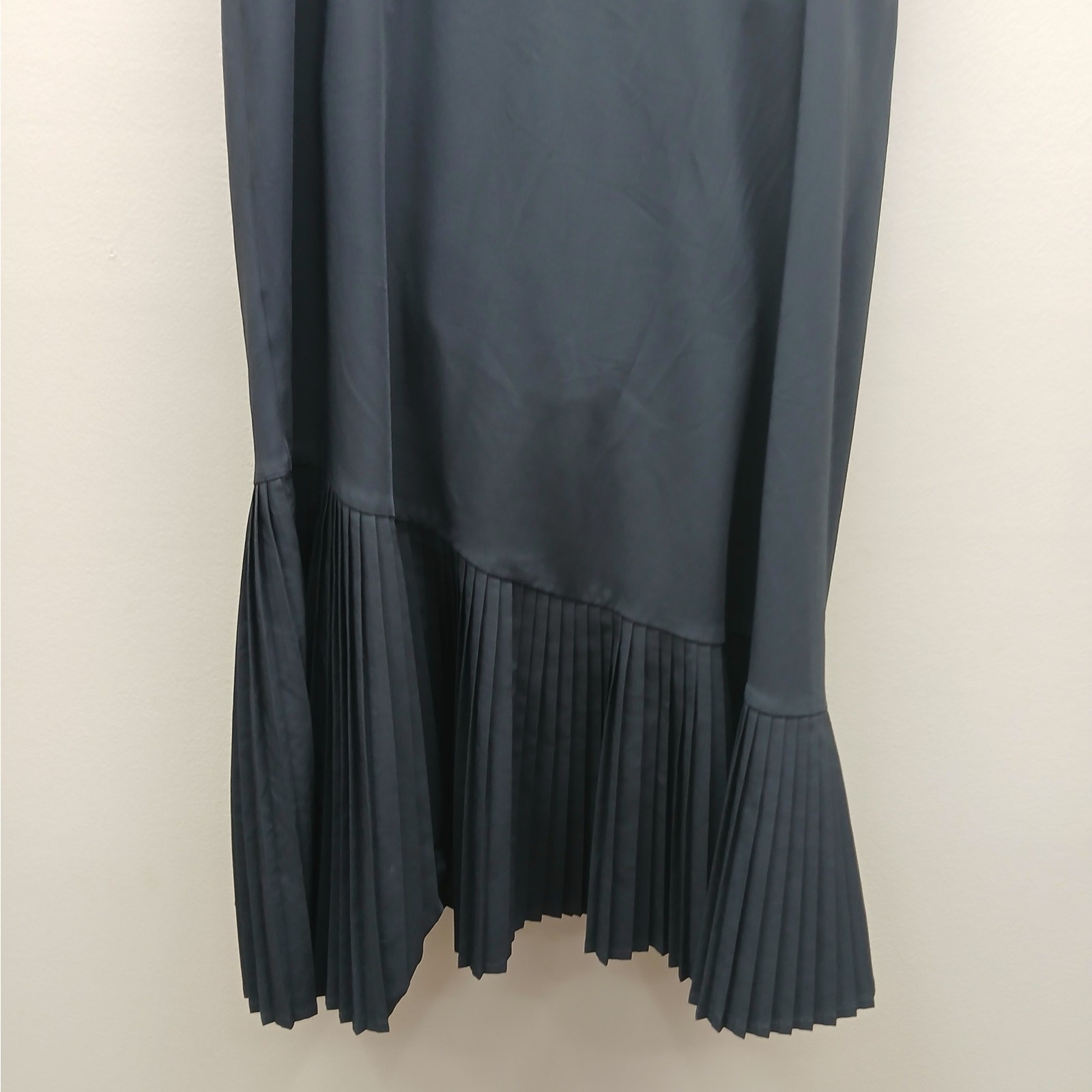 Spanx Yes Pleats Pleated Shorts Mini Tennis Dress Activewear Sporty Black Small