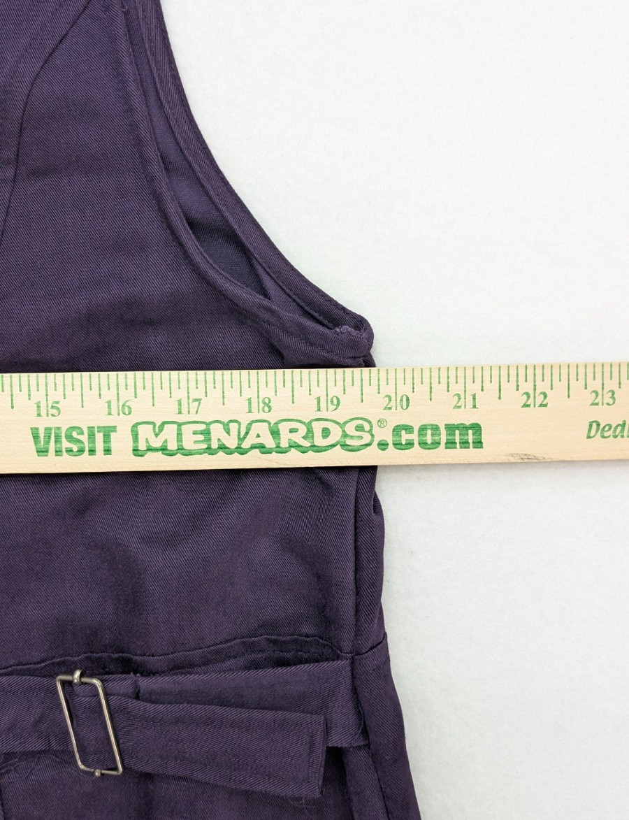 Premier International Women’s Jumper Dress Size L Purple Long Modest FLAWS