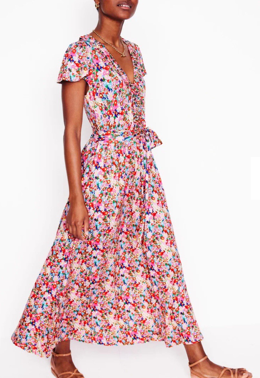 Boden Summer 2025 Nicola Tea Dress 10 Reg BNWT . RRP £98.