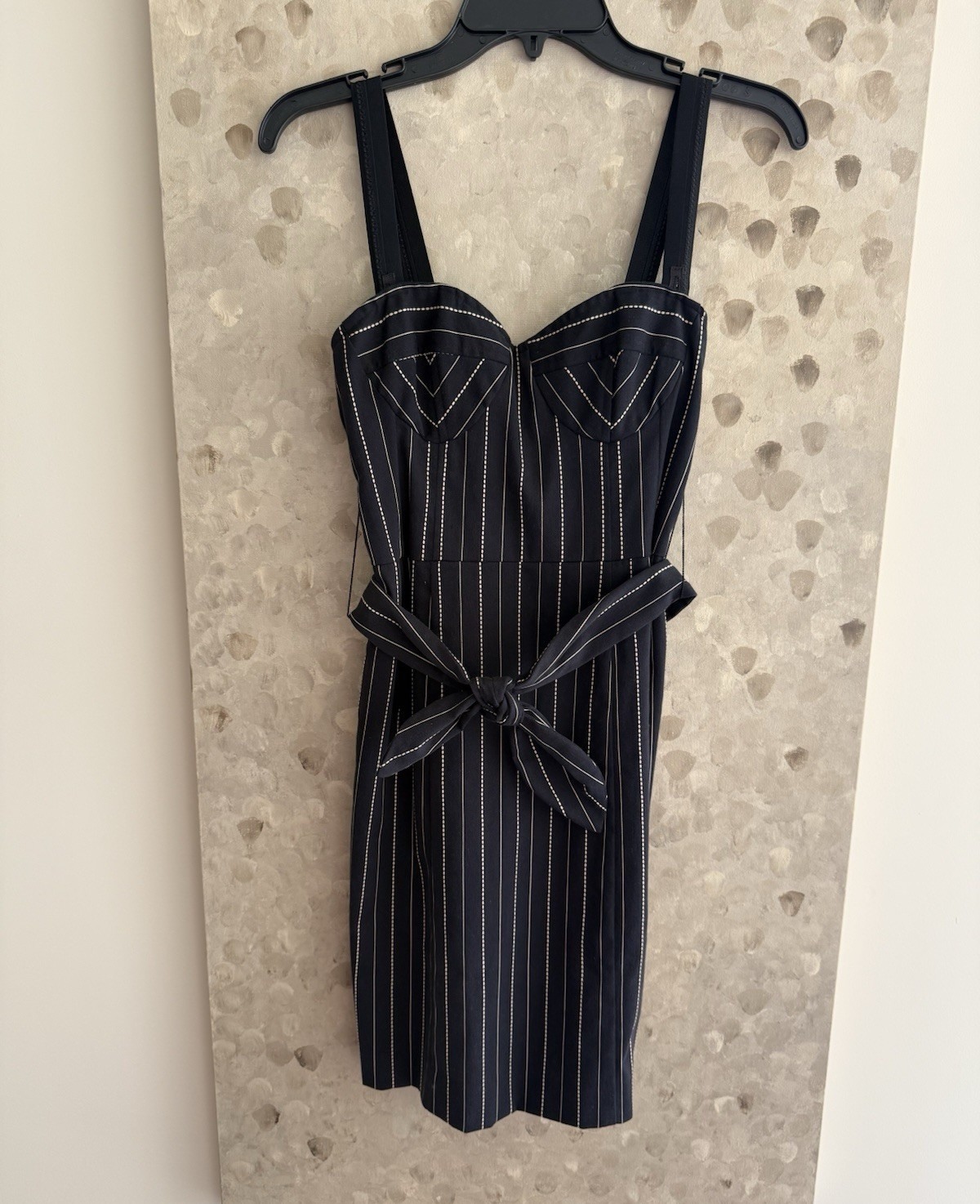 Nanette Lepore Black Sundress with Sash. Vintage. New. Size 2