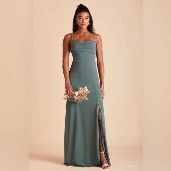 NWT Birdy Grey Ash Dress in Crepe Sea Glass