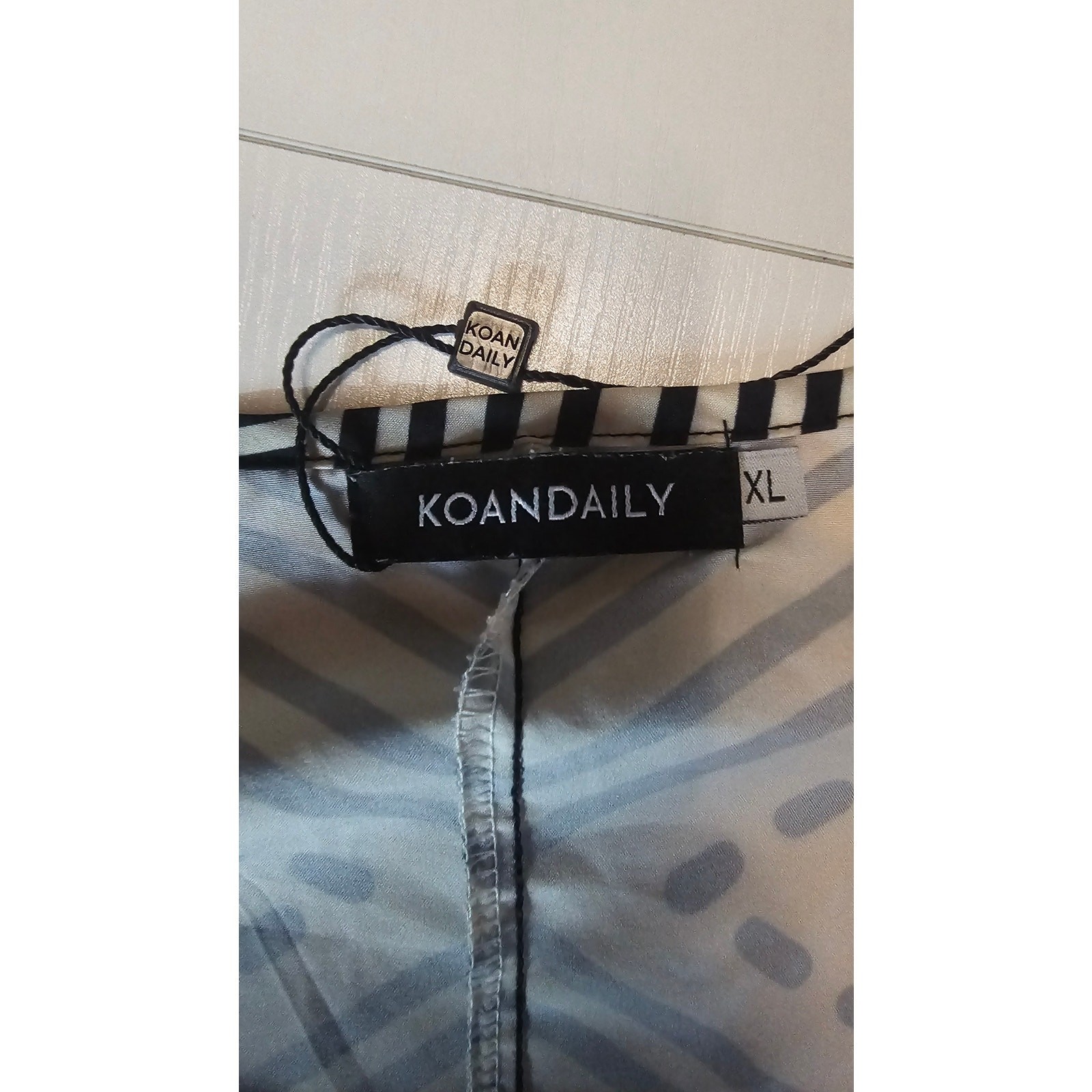 Koandaily Vacation Resort Long Sleeve Elegant Ethnic Batwing Tunic mumu Dress XL