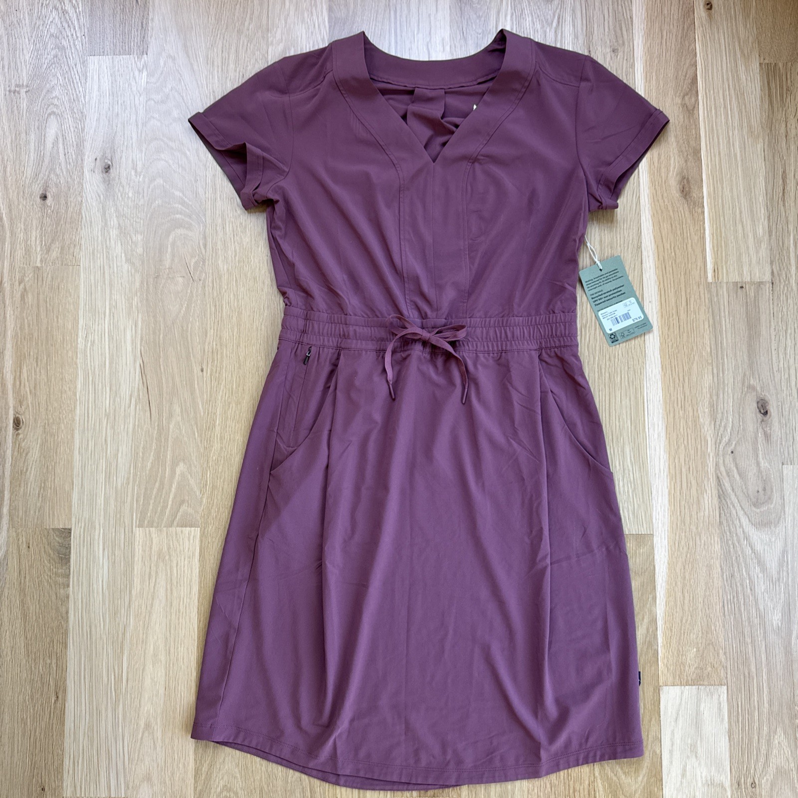 REI Co-op Savanna Trails Dress Mauve Womens Medium UPF50+ Sun Protect NWT