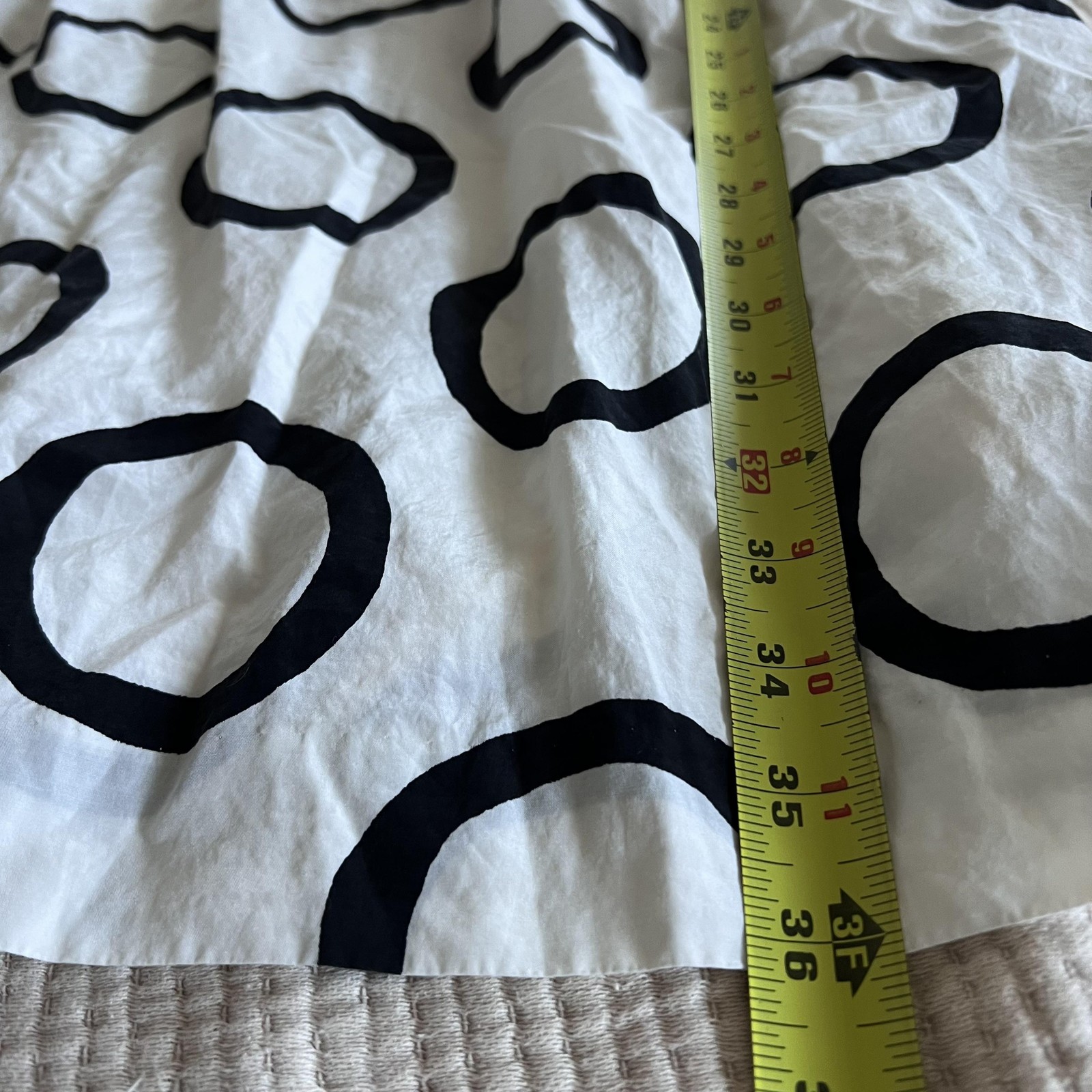 Banana Republic Dress Womens 10 White Black Circle Dot Silk V Neck Sheath Lined