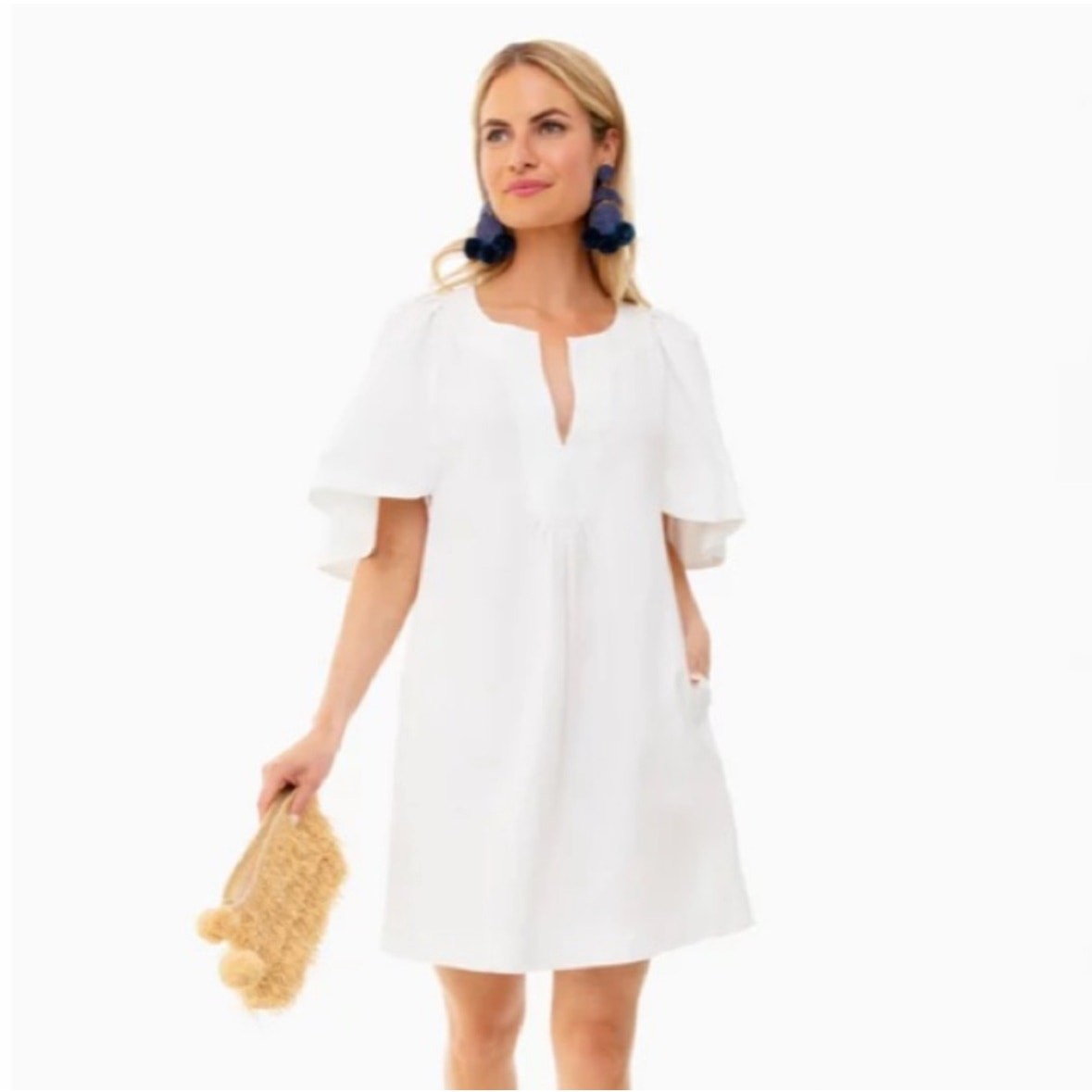 Tuckernuck Pomander Place White Finley Mini Dress