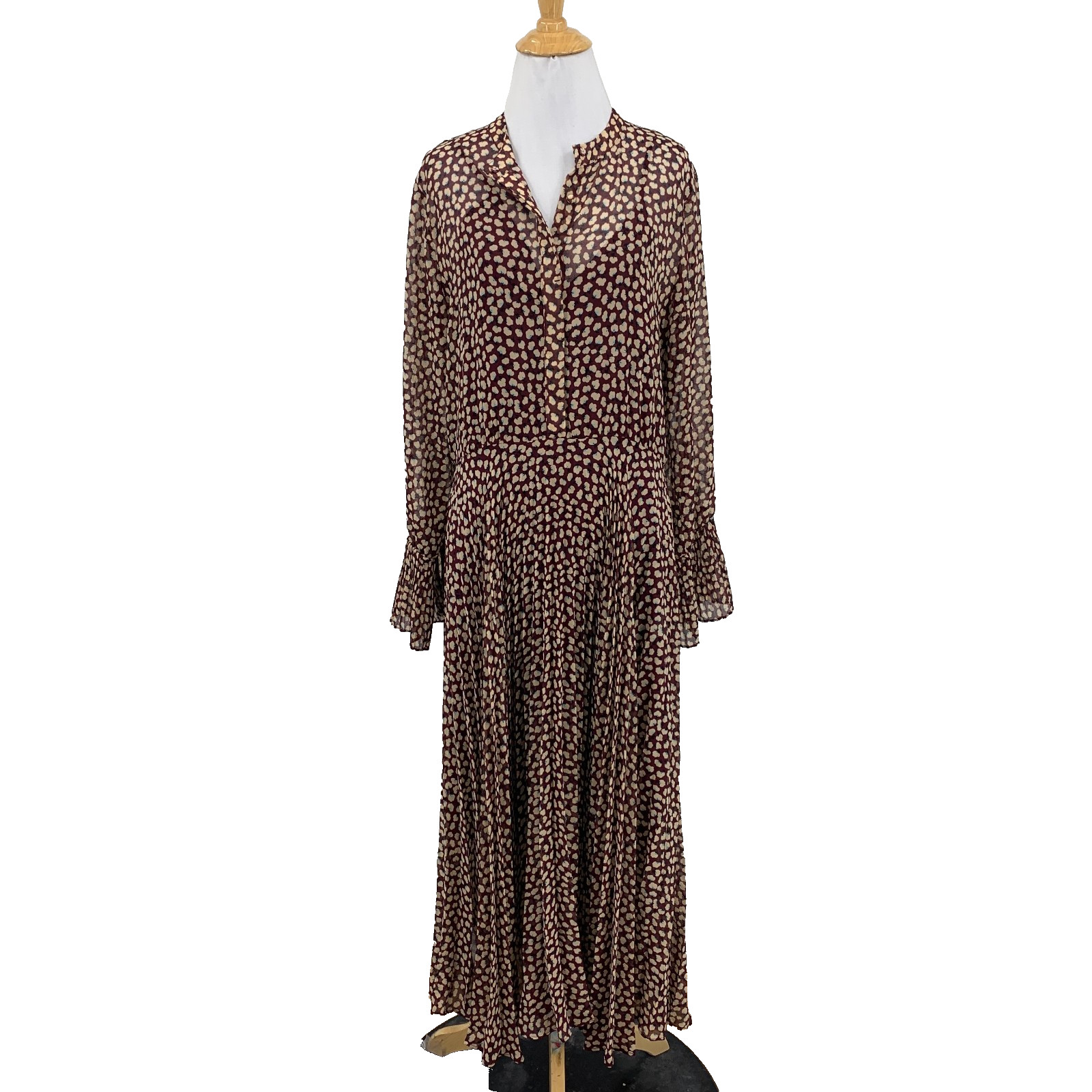 Second Female Dress Women M Medium Anita Long Sleeve Scandinavian Side Zip 2 Pc