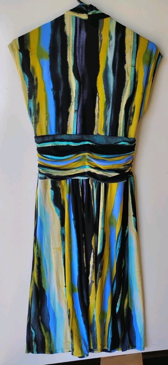SANGRIA Multicolor Women’s Cap Sleeve Long Dress NEW