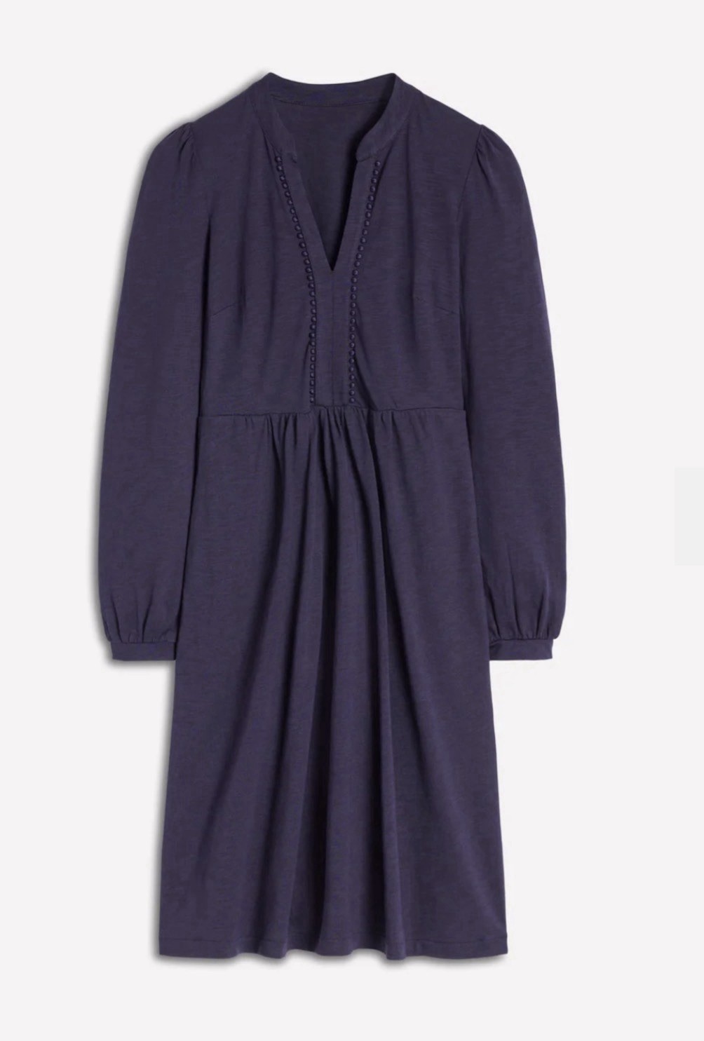 Boden Women’s Relaxed Naomi Navy Jersey Dress NWT US 14 Regular Pockets