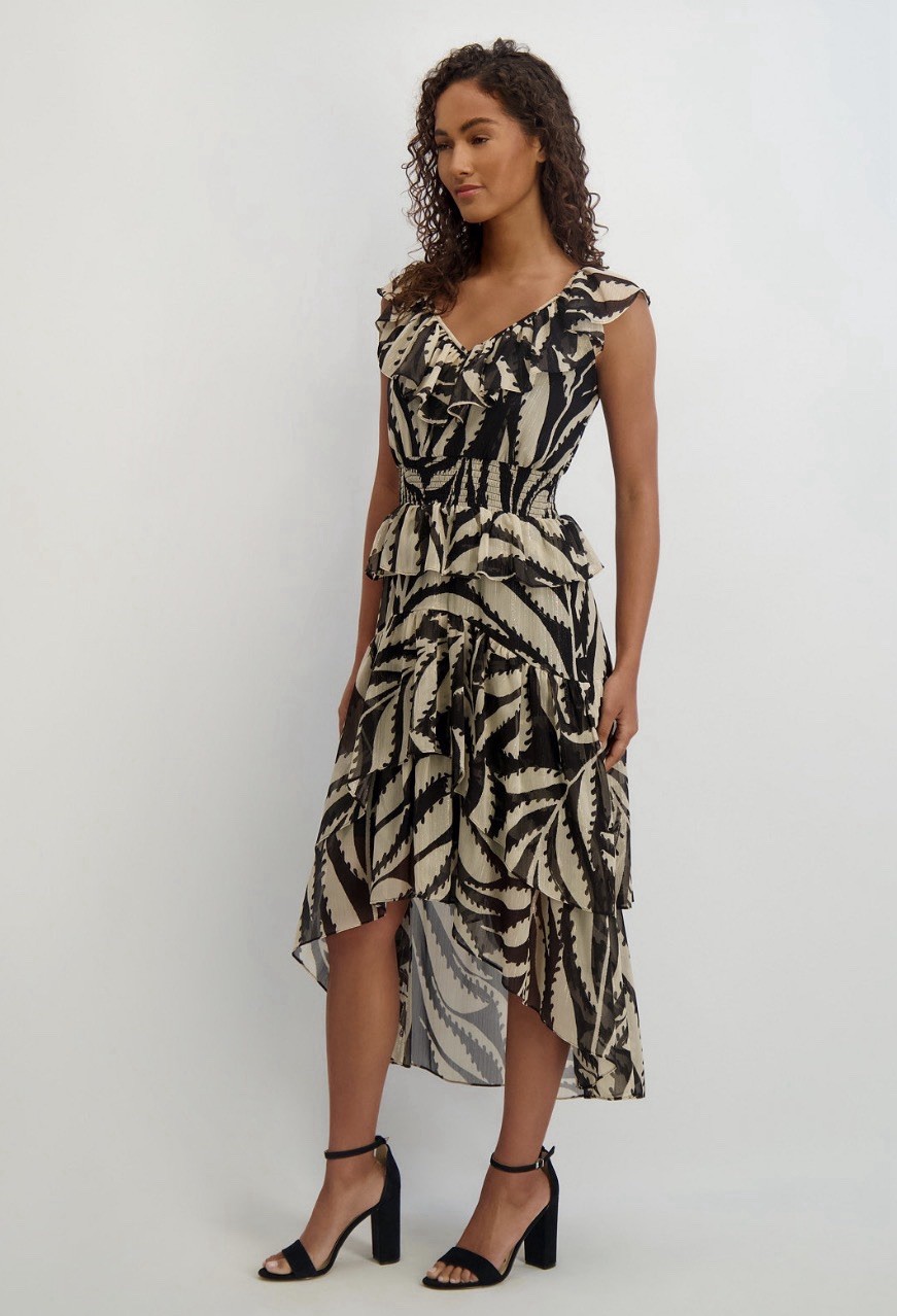 Kensie Women’s Sleeveless Chiffon A-Line Dress Size 8