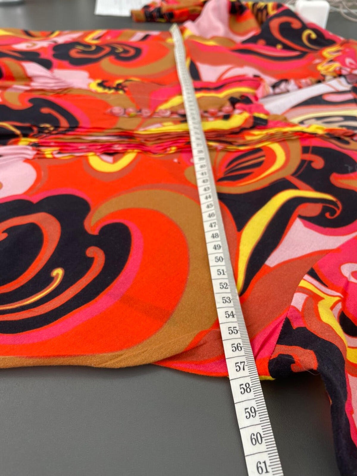 One Season Australia Bold Orange Print Cotton Maxi Dress Size XL