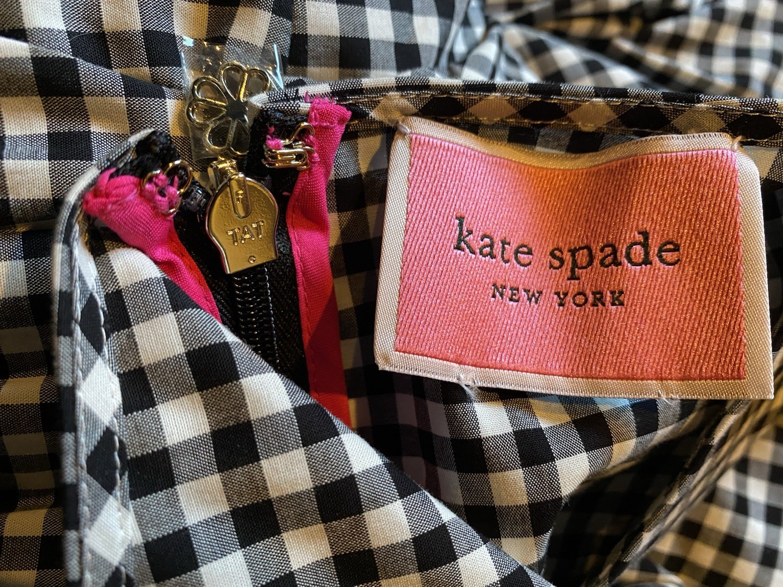 Kate Spade Gingham Dress Maxi