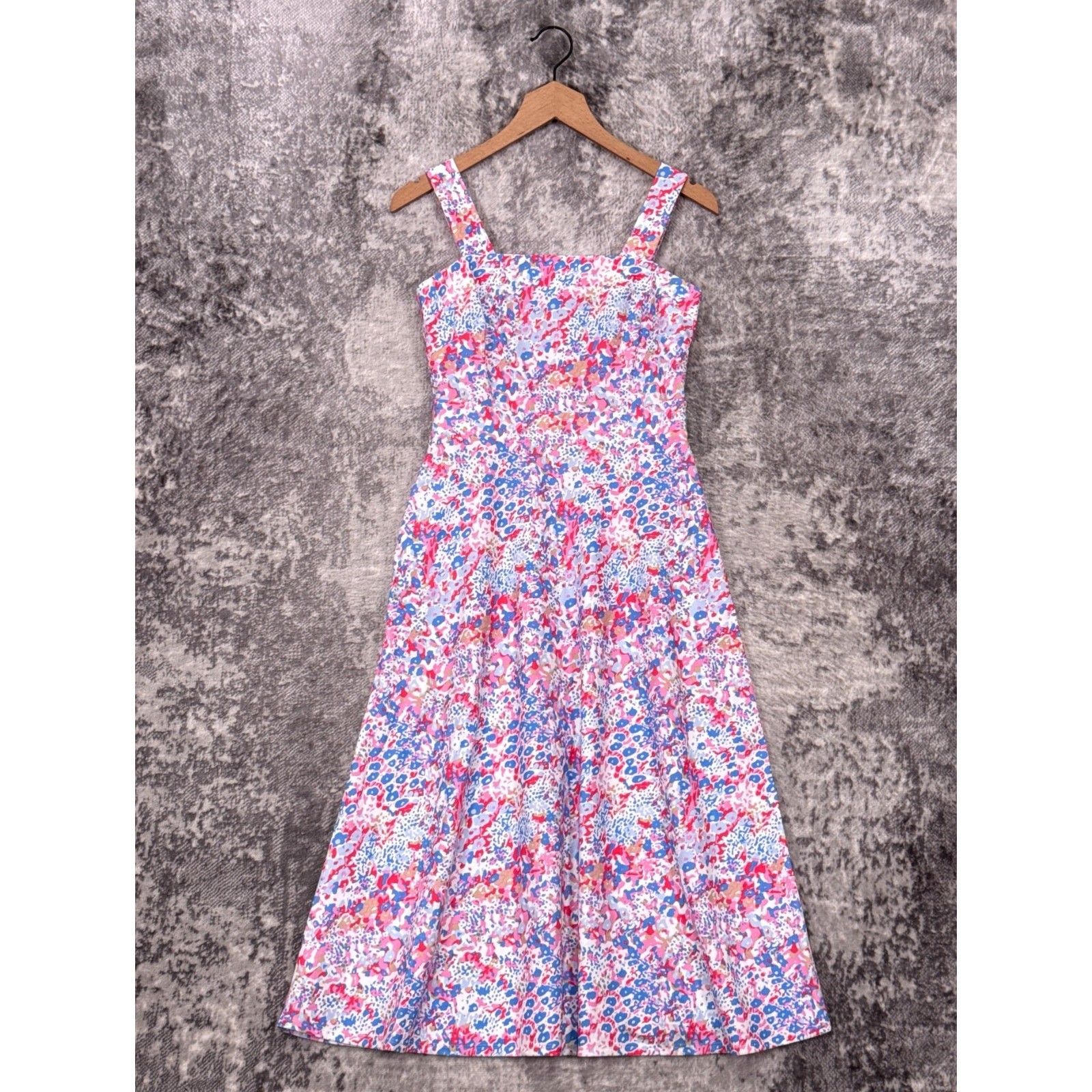 Jude Connally Dress XS Womens Jude Cloth Kaia Midi Watercolor Floral