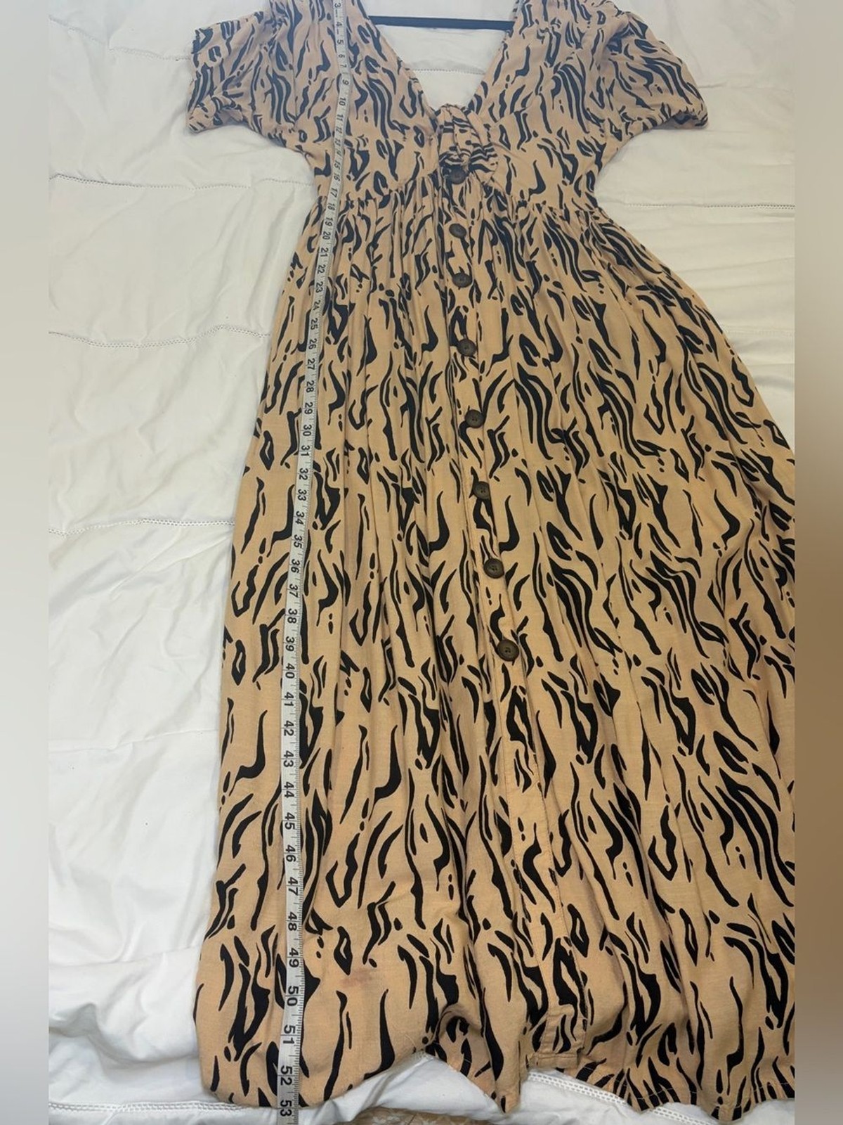 ASOS design animal print maxi dress size 6