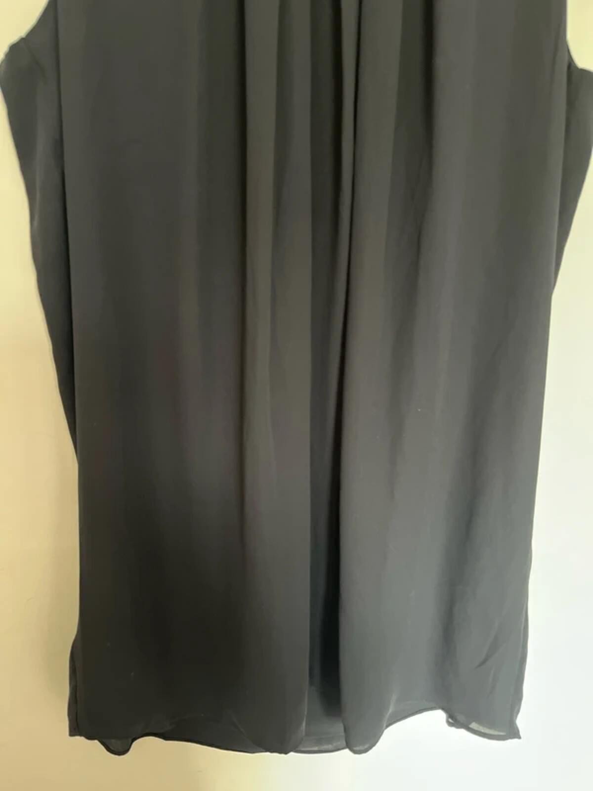 H&M sleeveless black mini dress – size XL, UK 14