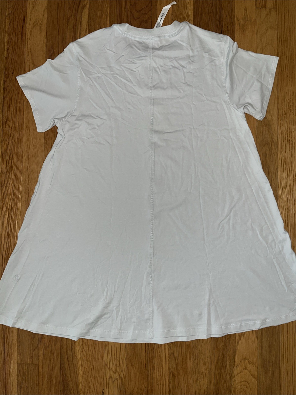 Lululemon Womens All Yours Tee Dress Cotton Blend Softstreme Pastel Blue Size 4