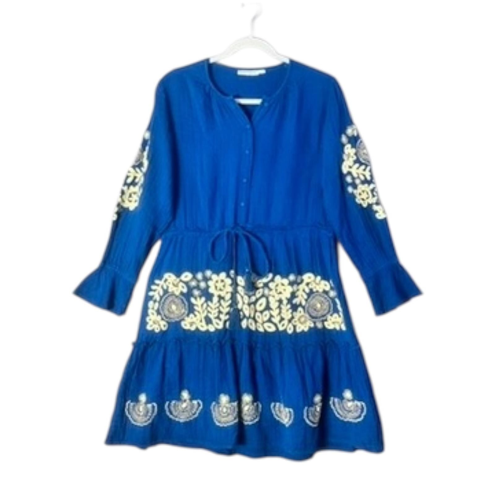 Roller Rabbit Margoa Peasant Dress Size Small
