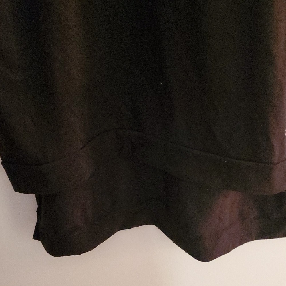 Black and Gold Graphic Hoodie Dress