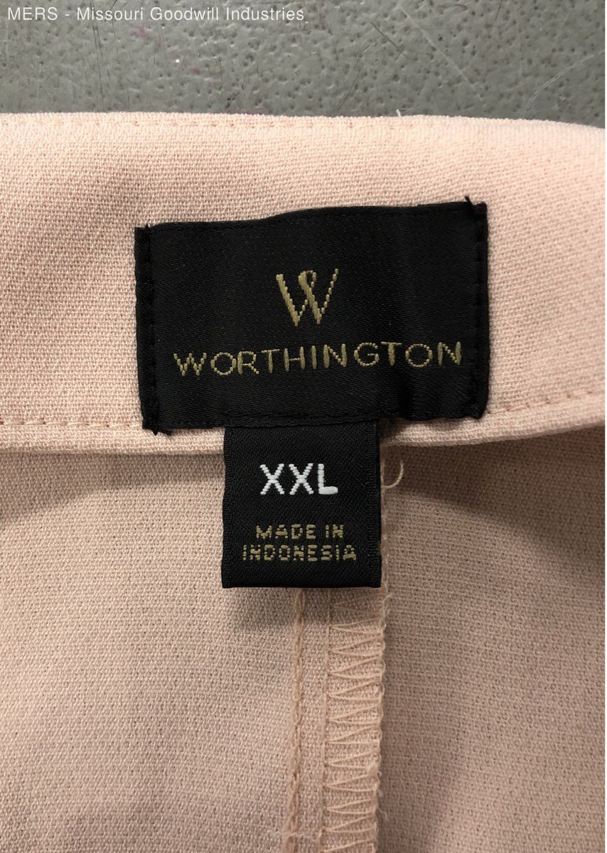 Women’s Worthington Pink Knee Length Dress Size XXL Regular