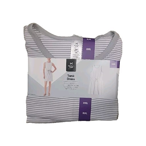 Member’s Mark Women’s Elastic Drawstring Sleeveless Tank Dress Large