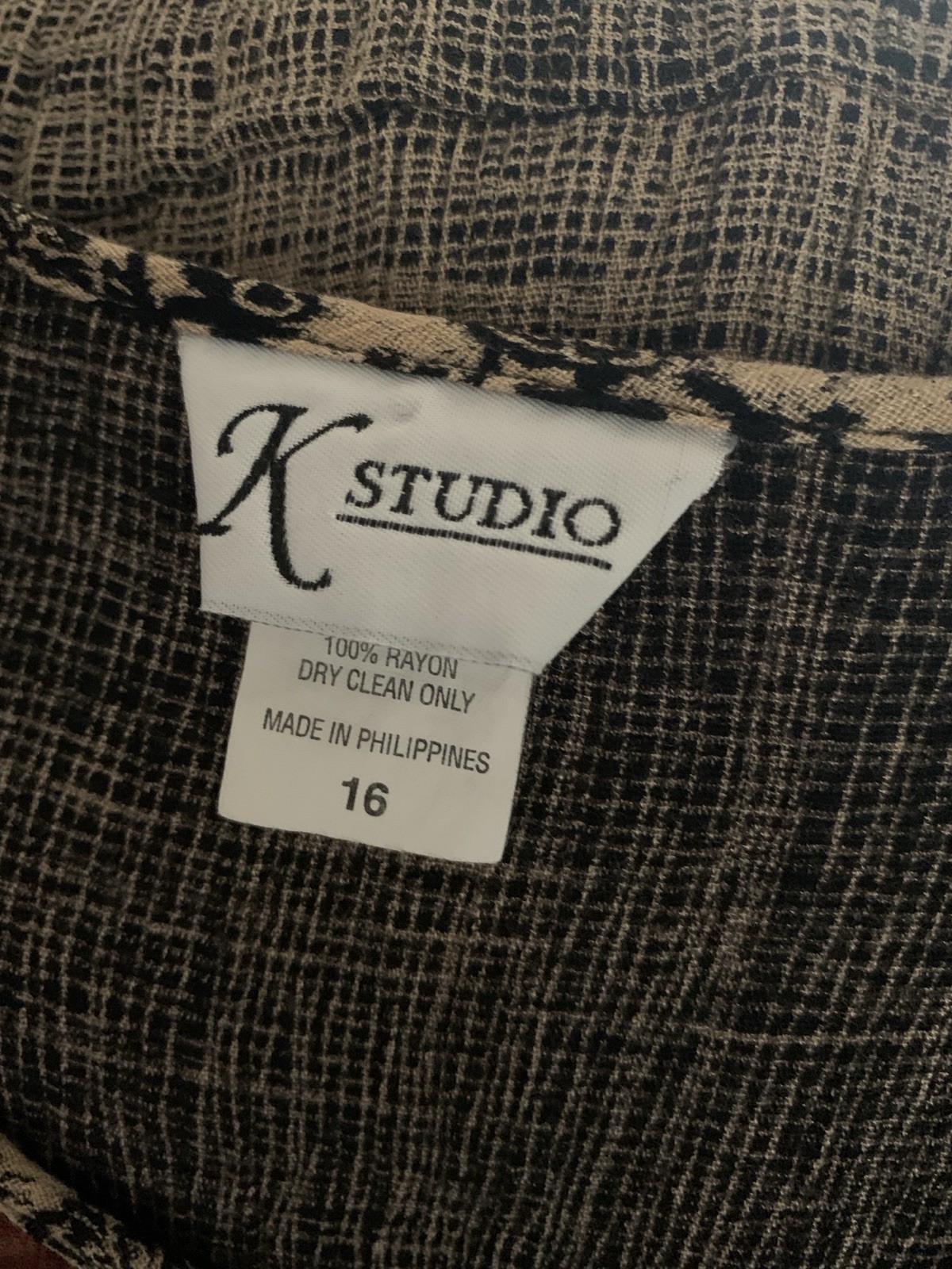 16 Vintage K Studios Faux Layer Maxi Dress 90s Cottagecore Flower Hipster Grunge