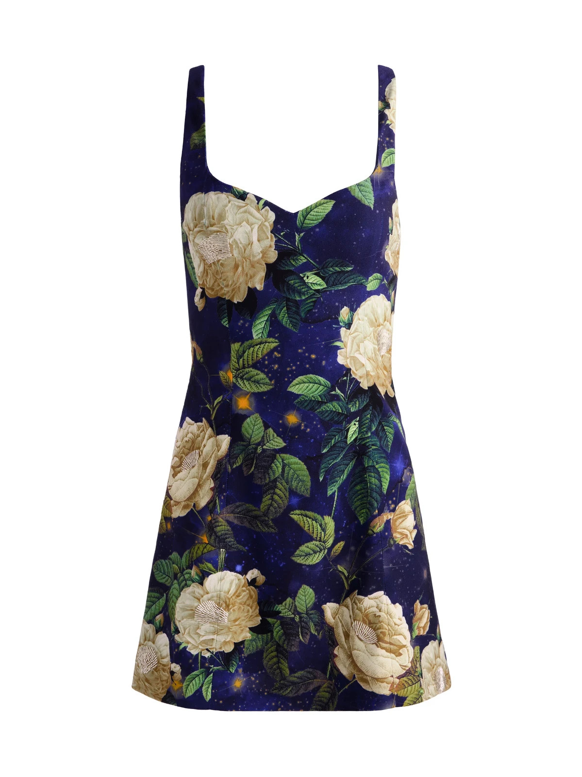 ALICE & OLIVIA (8) EVE FLORAL TWILIGHT EDEN SWEETHEART MINI DRESS NWT MSRP$595