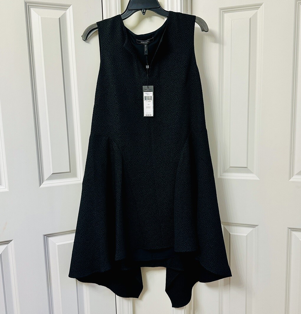 BCBGmaxazria Women’s Sleeveless Hi-low Dress, Size-S
