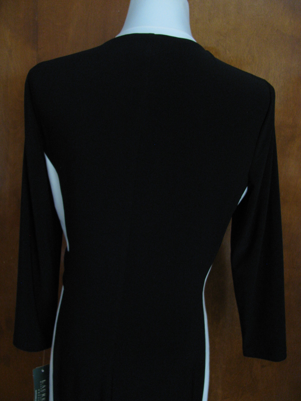 Lauren Ralph Lauren women’s black, white long sleeves dress 10