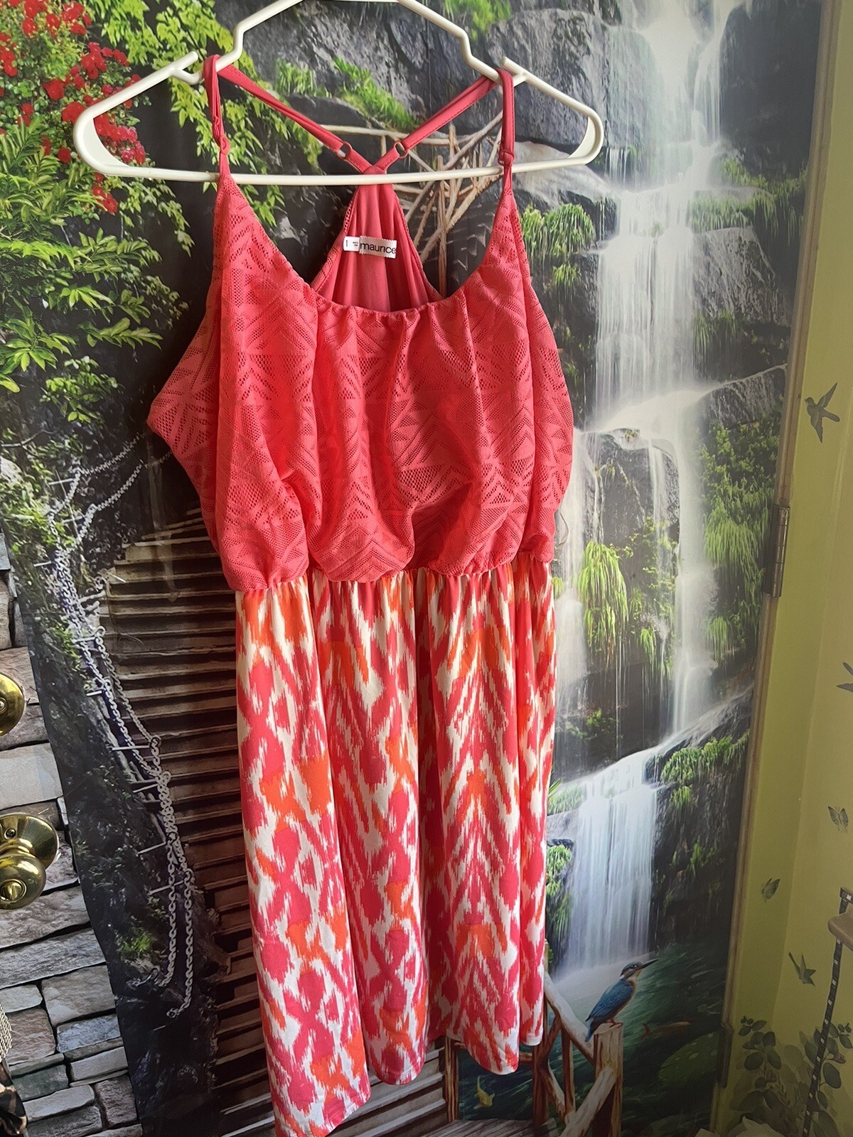 Maurices Dress Size 1 None Sleeve
