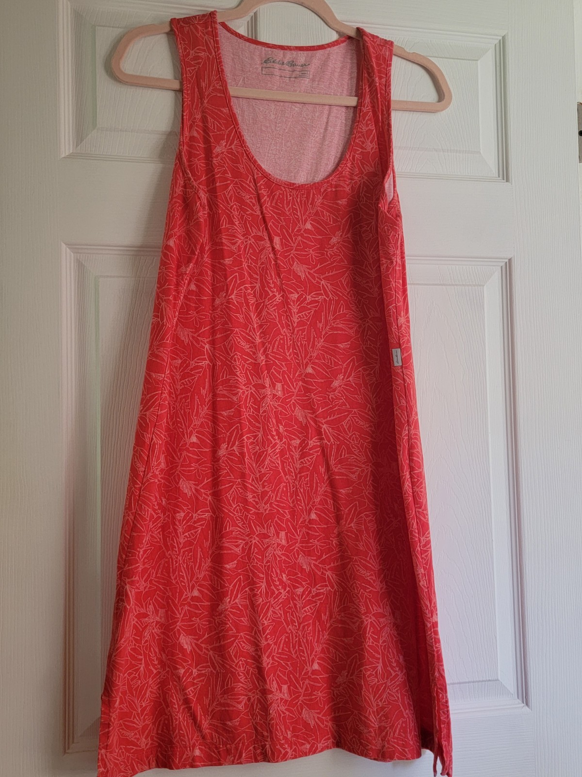 Women’s Eddie Bauer Tank Style A Line Dress. Simple Wash And Wear Size L
