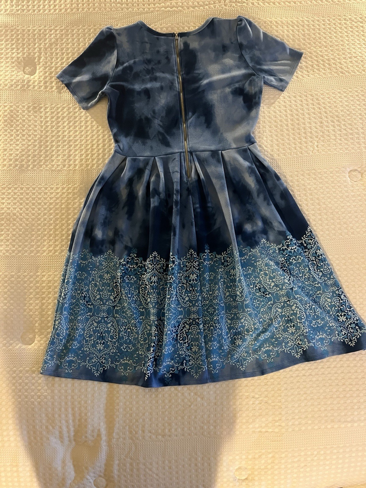 LuLaRoe Women’s Short Sleeve Dress Size XL Blue