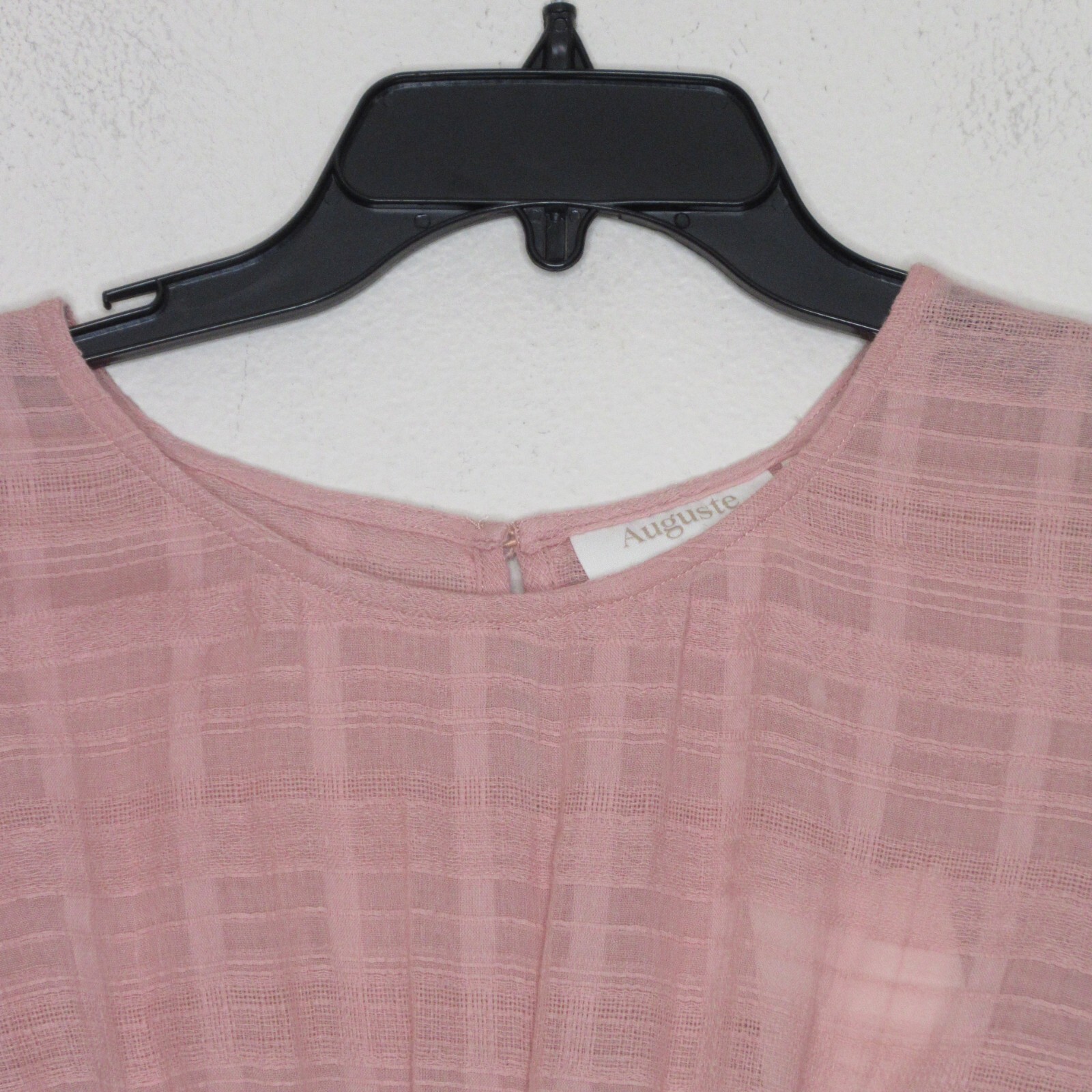 NWT Auguste The Label Women’s Pia Mini Dress Flutter Sleeve Dusty Pink US 12 B26