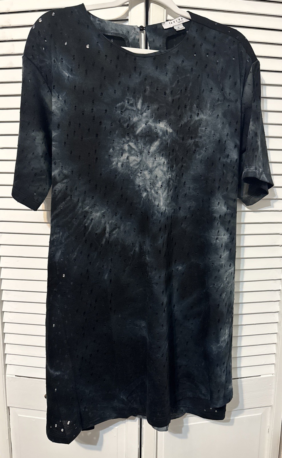 Black Overlay Sexy Dress Sz Small Short Sleeveless Stretch See through