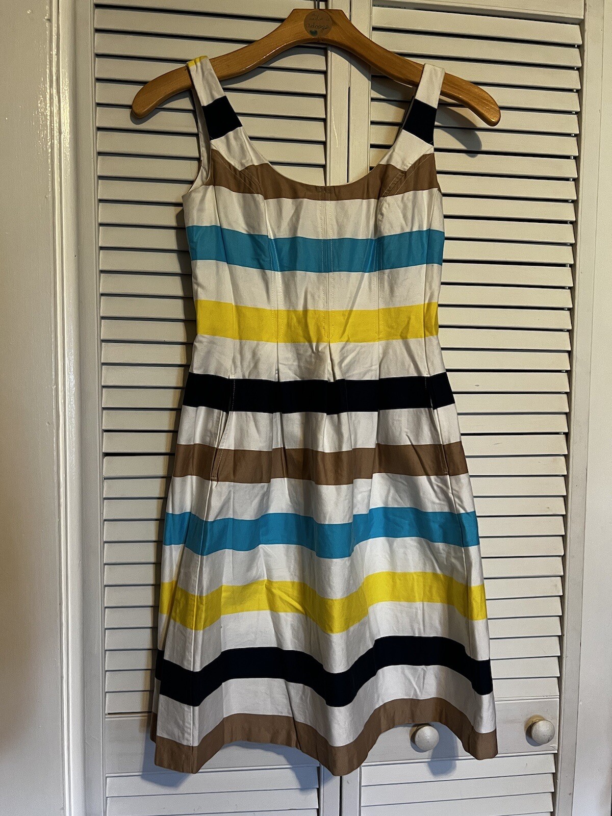NINE WEST Women’s Size 2 Dress Fit & Flare Aline Mini Sleeveless Stretch Pockets