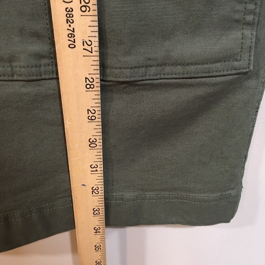 Duluth Trading Flex Fire Hose Apron Dress Womens XS Green Utility Garden Overall
