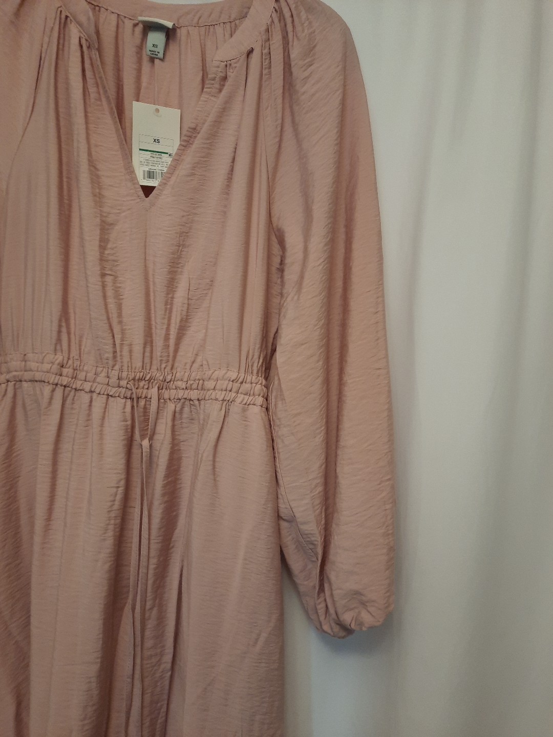 Women’s Balloon Long Sleeve Tiered Midi Dress – A New Day XS Nwt