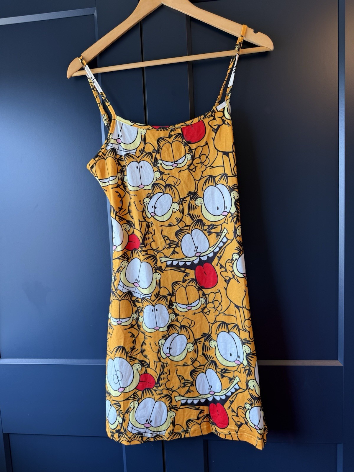 Garfield cami mini dress, Y2K style. Size small. Festival, cartoon core
