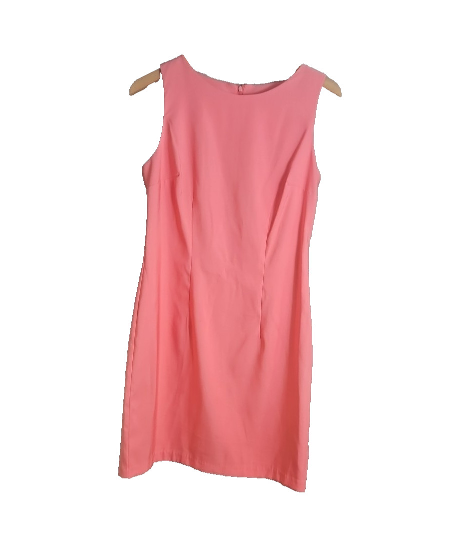 Classic Preppy Coastal Sheath Dress Sleeveless Knee Length size 10 NWOT